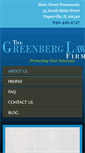 Mobile Screenshot of barrygreenberglaw.com